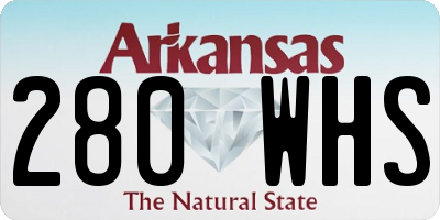 AR license plate 280WHS