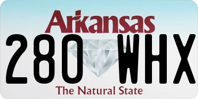 AR license plate 280WHX