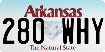 AR license plate 280WHY