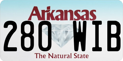 AR license plate 280WIB