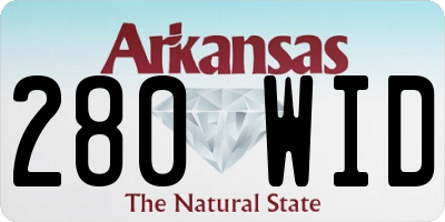 AR license plate 280WID