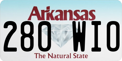 AR license plate 280WIO