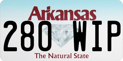 AR license plate 280WIP