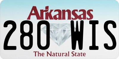 AR license plate 280WIS