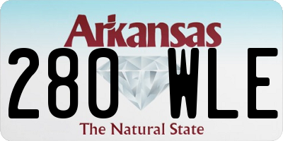 AR license plate 280WLE