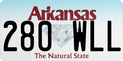 AR license plate 280WLL