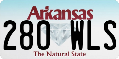 AR license plate 280WLS