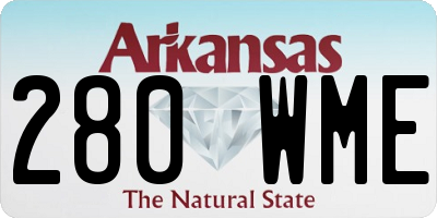 AR license plate 280WME