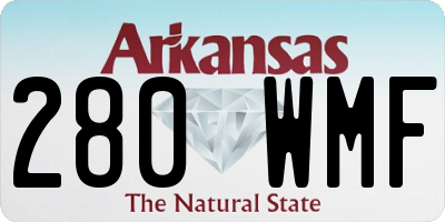AR license plate 280WMF