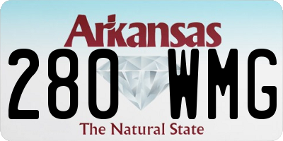 AR license plate 280WMG