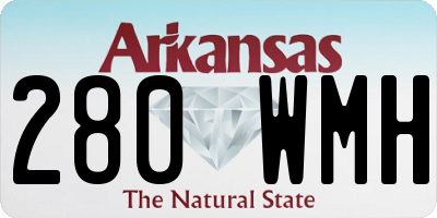 AR license plate 280WMH