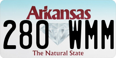 AR license plate 280WMM