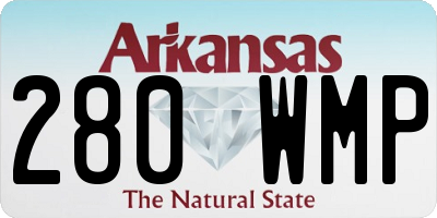 AR license plate 280WMP