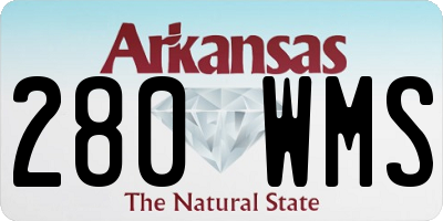AR license plate 280WMS