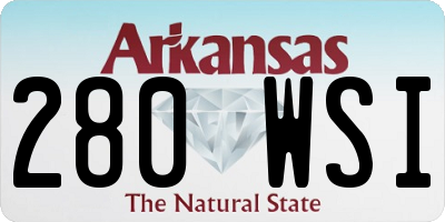 AR license plate 280WSI