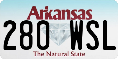 AR license plate 280WSL