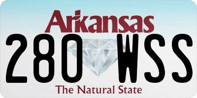 AR license plate 280WSS