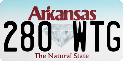 AR license plate 280WTG