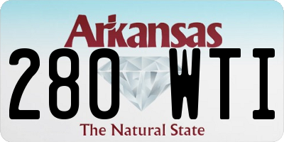AR license plate 280WTI