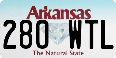 AR license plate 280WTL