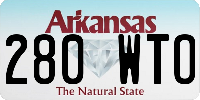 AR license plate 280WTO