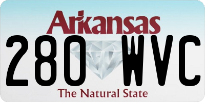 AR license plate 280WVC