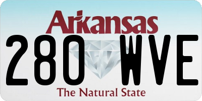AR license plate 280WVE
