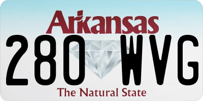 AR license plate 280WVG
