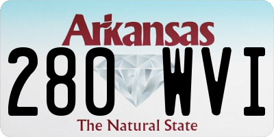 AR license plate 280WVI