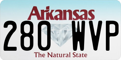 AR license plate 280WVP