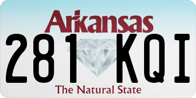 AR license plate 281KQI