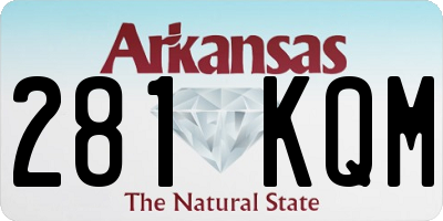 AR license plate 281KQM