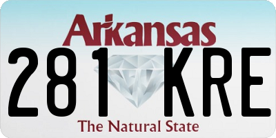 AR license plate 281KRE