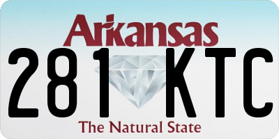 AR license plate 281KTC