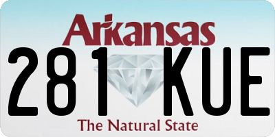AR license plate 281KUE