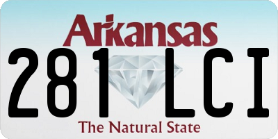 AR license plate 281LCI