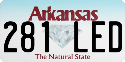 AR license plate 281LED