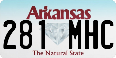 AR license plate 281MHC