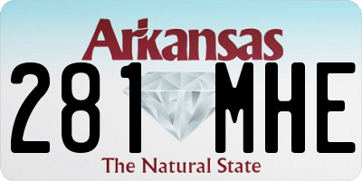 AR license plate 281MHE
