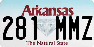 AR license plate 281MMZ