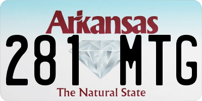 AR license plate 281MTG