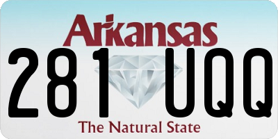 AR license plate 281UQQ