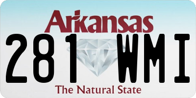 AR license plate 281WMI
