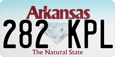 AR license plate 282KPL