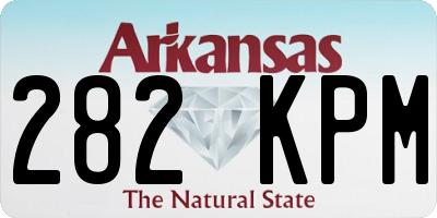 AR license plate 282KPM