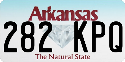 AR license plate 282KPQ