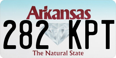 AR license plate 282KPT