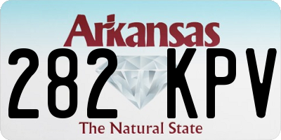 AR license plate 282KPV