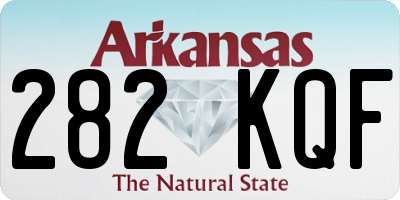 AR license plate 282KQF