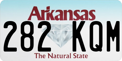 AR license plate 282KQM